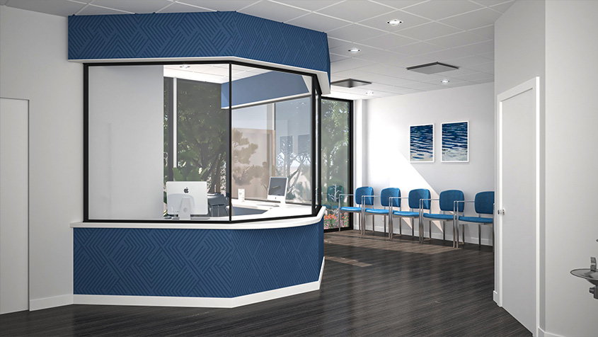 medical office interior design by OneSpace Architects