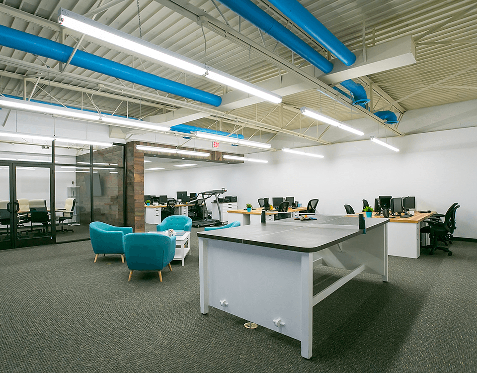 TechArk's office space interior design
